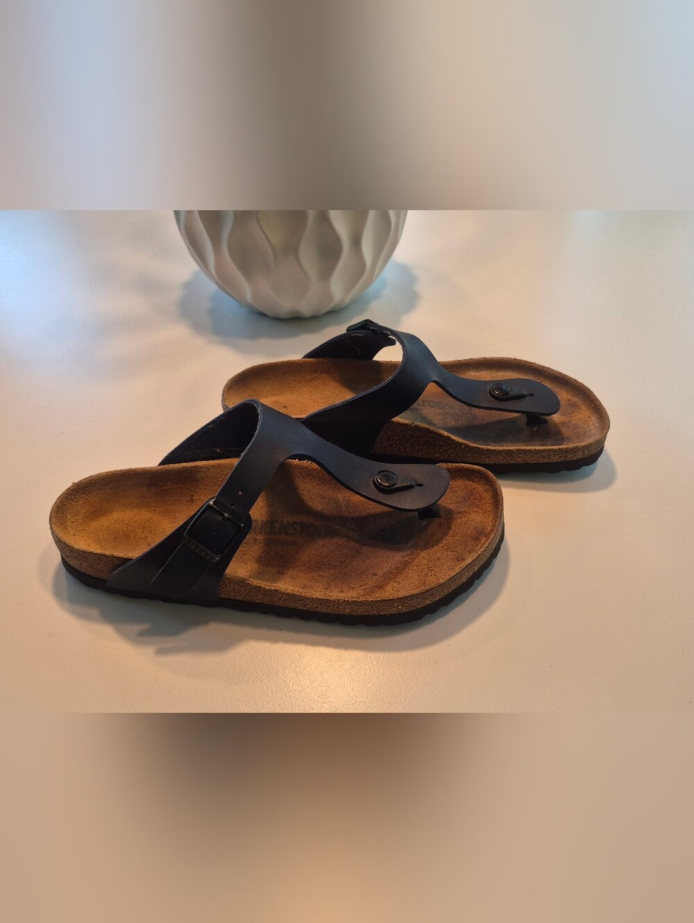Birkenstock Gizeh Sandal Size 40 Navy Blue